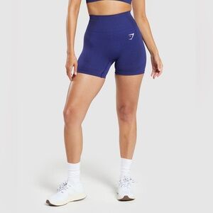 Gymshark Vital Seamless 2.0 Shorts Cobalt Purple Marl Size S